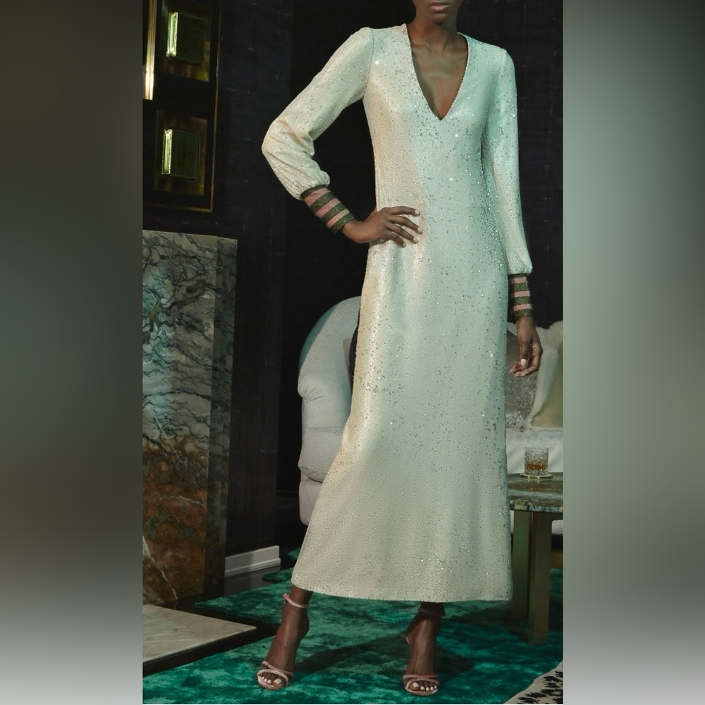 ALEXIS Raleigh Sequin Midi Dress